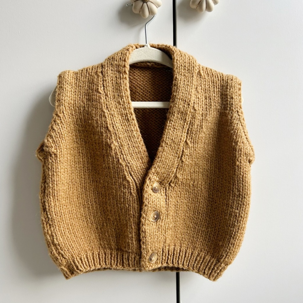 Vintage Knit Toddler Vest